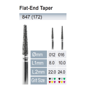 Flat End Taper 847 (172-012)