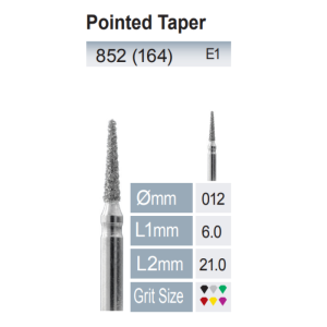 Pointed Taper 852 (164-012) E1