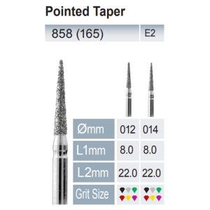 Pointed Taper 858 (165-012)