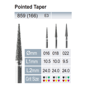 Pointed Taper 859 (166-018)