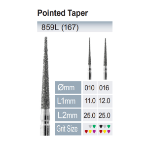 Pointed Taper 859L (167-010)