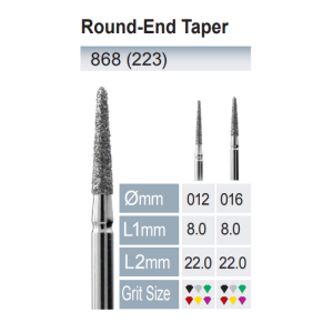 Round End Taper 868 (223-012)