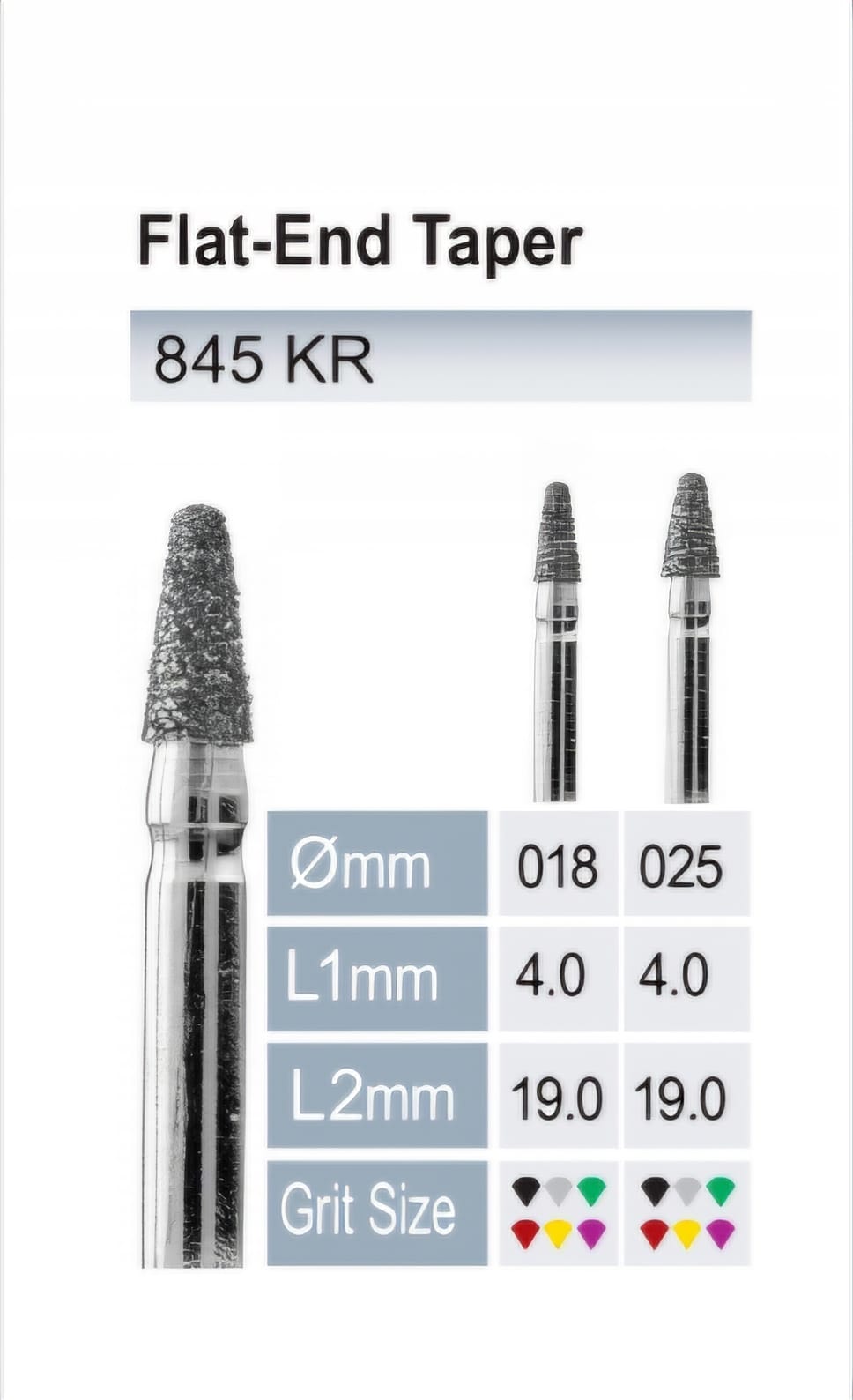 Flat End Taper 845KR