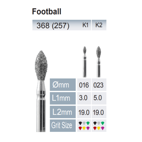 football 368-257 product line