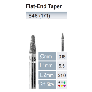 Flat End Taper  846 (171-018)